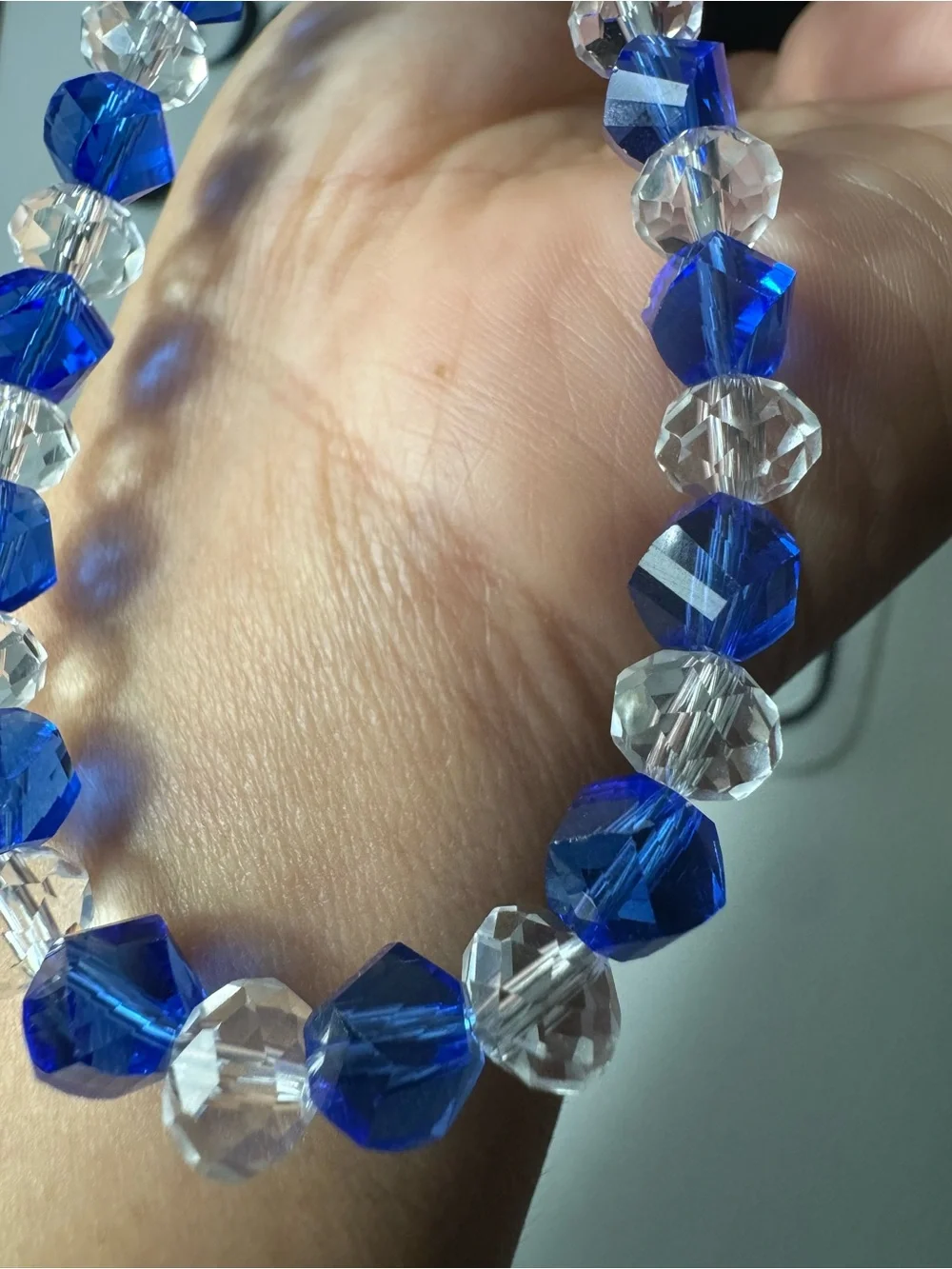 Bling Bling Crystal and Blue Phone/Key/Bag Chain #P1074